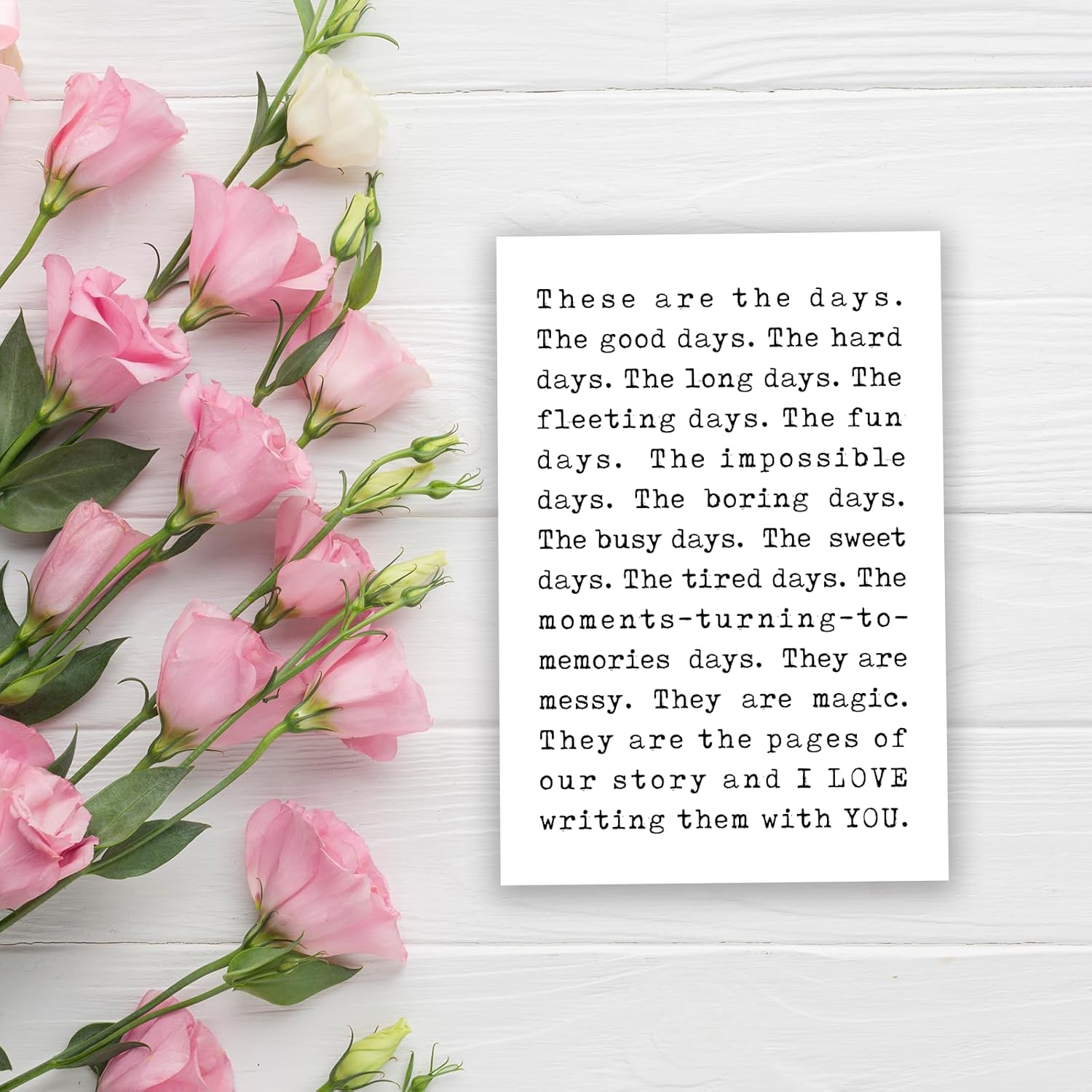 Heartfelt Valentine's Day Card for Women Men, Romantic Anniversary Card&Gift for Husband Wife Couple Partner Spouse, Love You Card for Boyfriend Girlfriend, I Love you Cards for Fiance Fiancee Him Her - Image 5