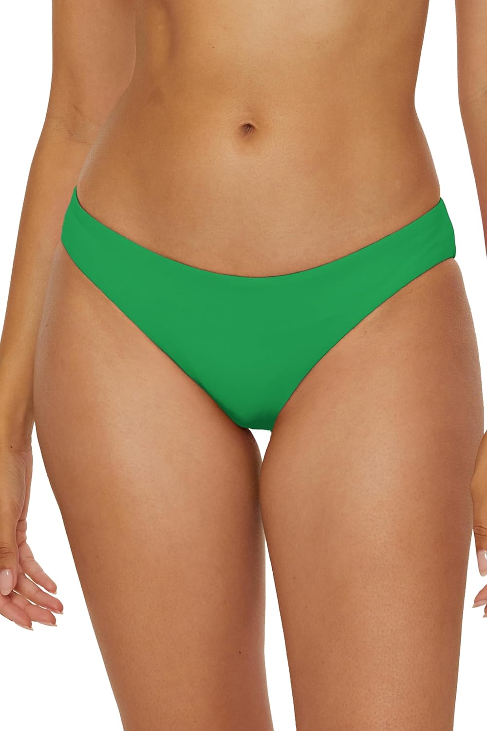 BECCA Women's Color Code Bikini Bottom, Shirred Back, Cheeky Coverage, Swimwear Separates