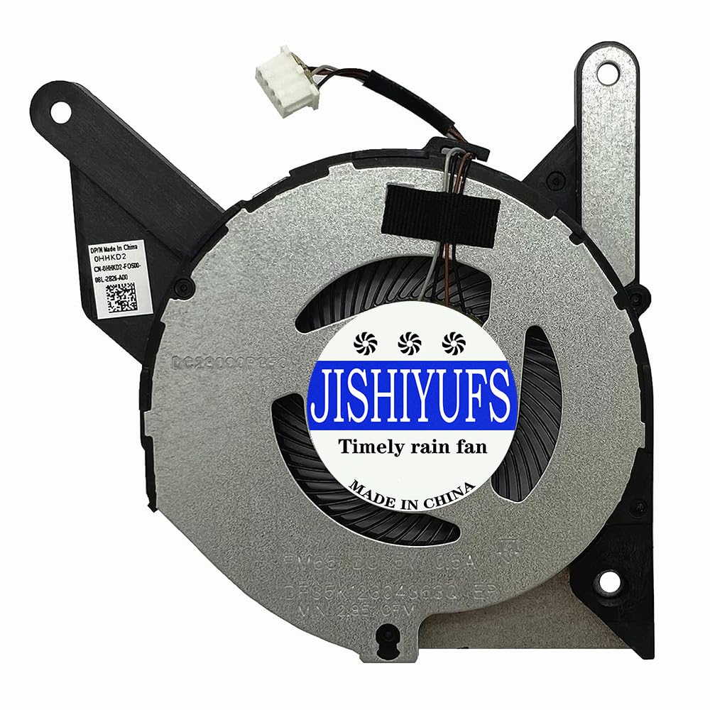 Remplacement Nouveau CPU Ventilateur de Refroidissement pour DELL Latitude 5410 Series 0HHKD2 DFS5K12304363Q FM65 DC28000PGF0 DC5V 0.5A