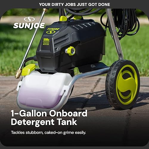 Miniatura 4 de Sun Joe SPX4800 - Lavadora eléctrica a presión de 14.9 amperios, con 5 puntas de conexión rápida, tanque de detergente, limpia automóviles, vallas,