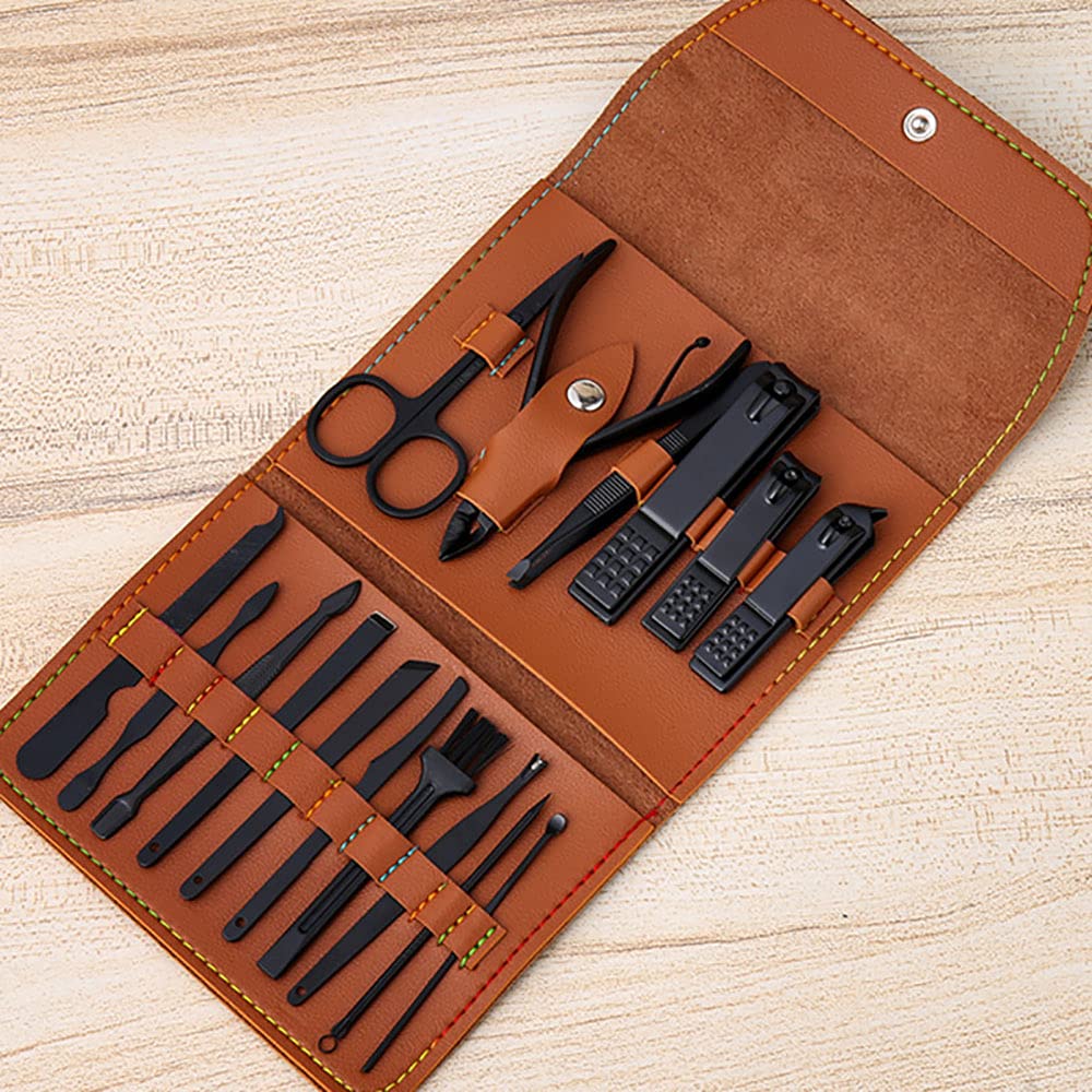 Ensemble de manucure anti-ongles incarnés avec kit de pédicure pour éliminer les peaux mortes