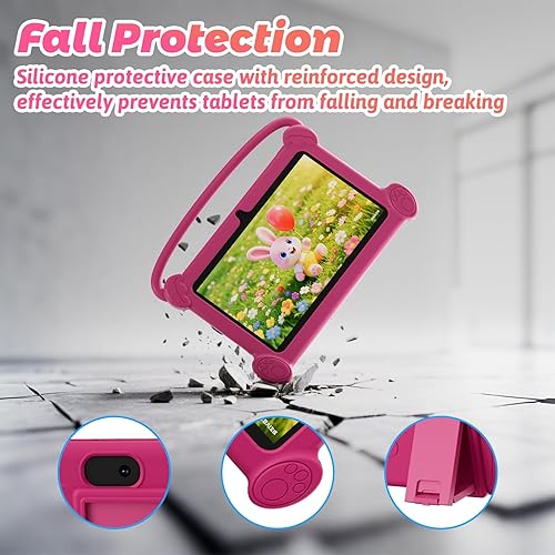 Miniatura 3 de DIGITHINK Tableta para niños de 7 pulgadas 3-9 con funda protectora, 4 GB (2 GB+2 GB expandir) RAM 32 GB ROM, tabletas para niños, dispositivo de