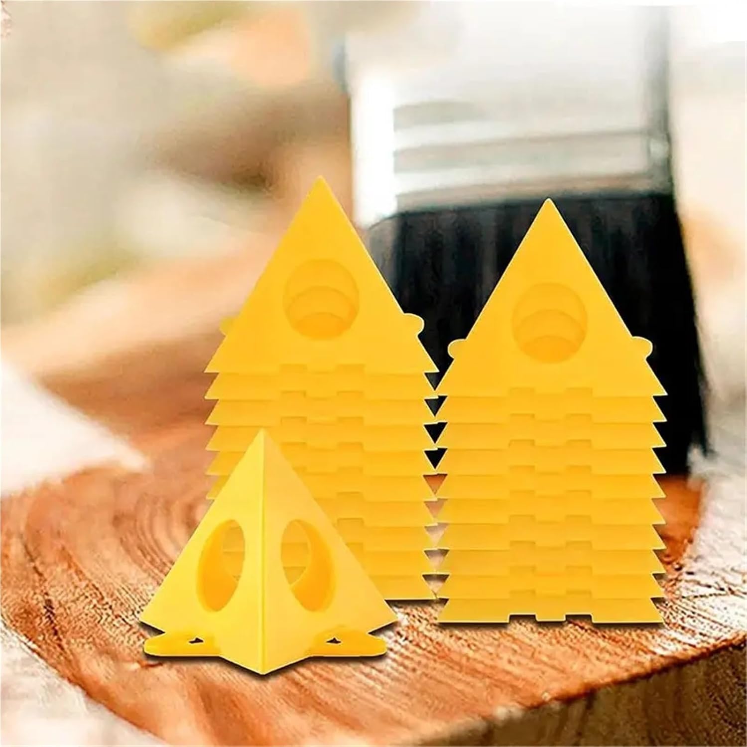 Painters Cone Stands 20Pcs Cone Tripod Triangular Bracket Woodworking Paint Bracket Spray Painting Bracket for Cabinet and Door Risers Support
