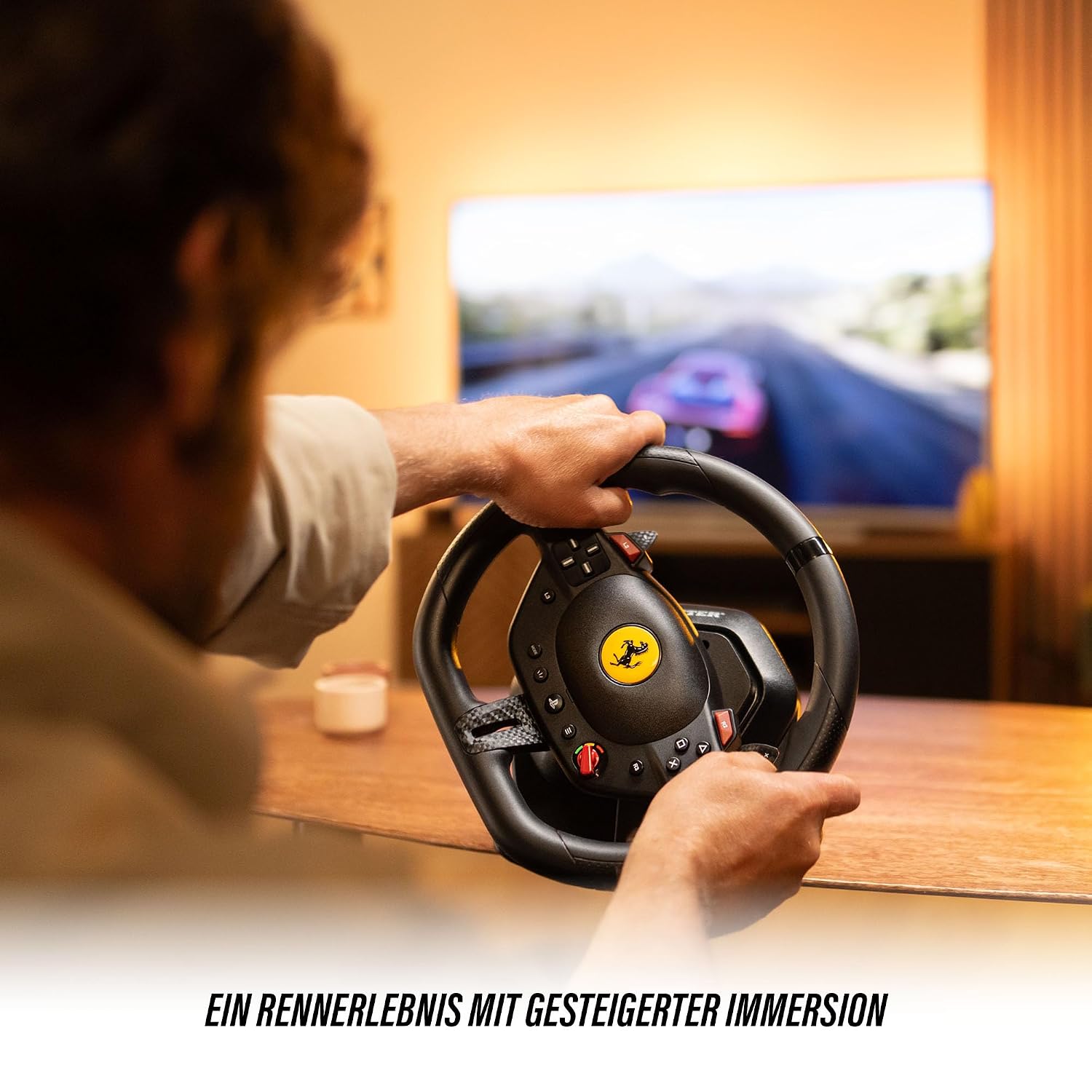 Thrustmaster T98 Ferrari 296 GTB, Racing Wheel for PS5, PS4, PC image 4