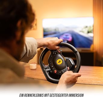 Thrustmaster T98 Ferrari 296 GTB, Racing Wheel for PS5, PS4, PC