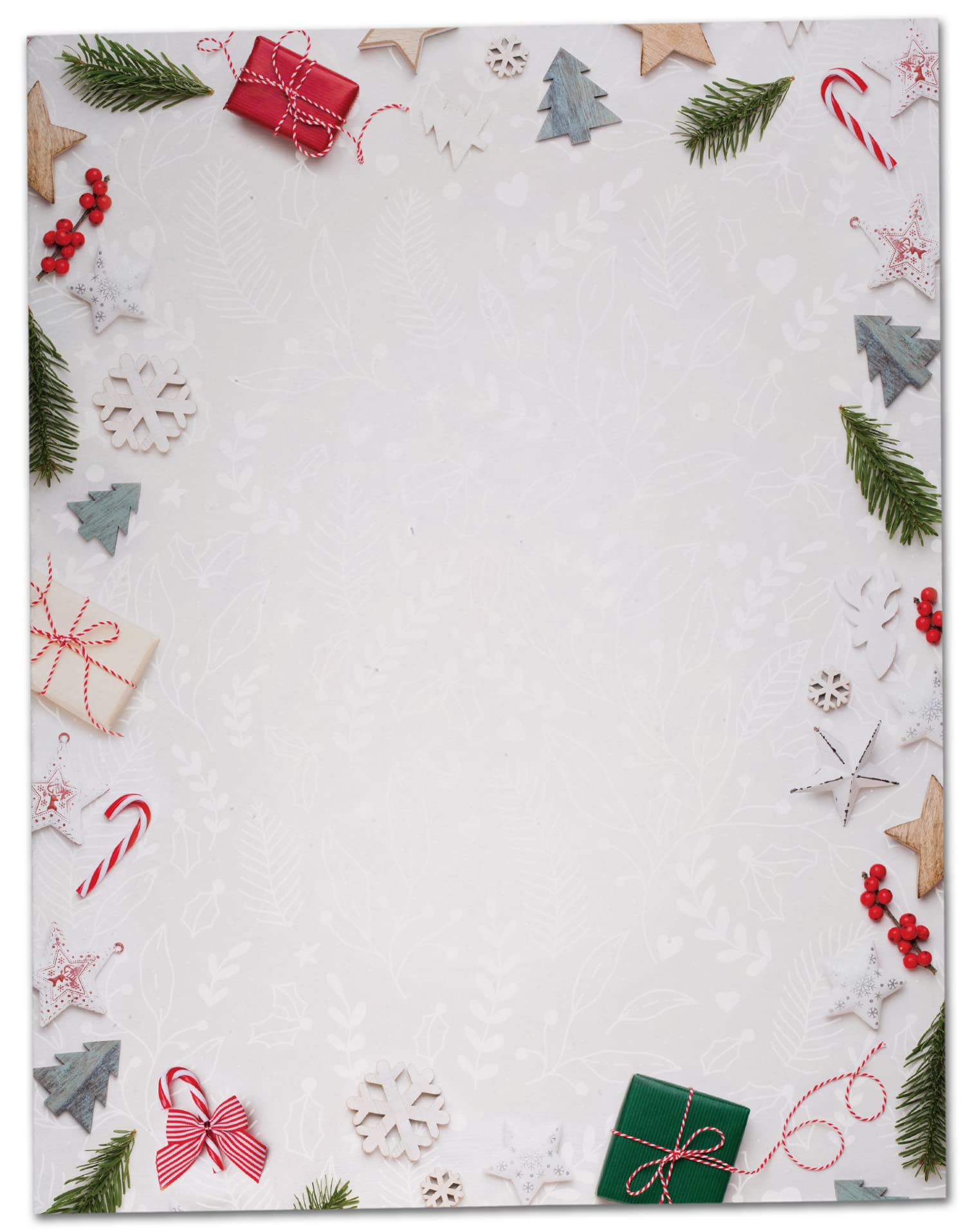 Papel de papelería navideña, 40 hojas