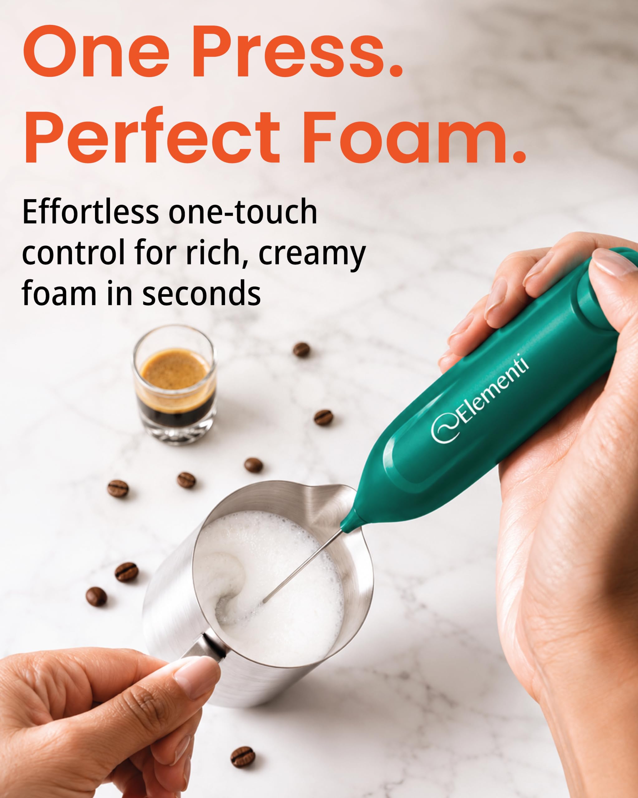 Elementi Matcha Whisk - Premium Milk Frother -5