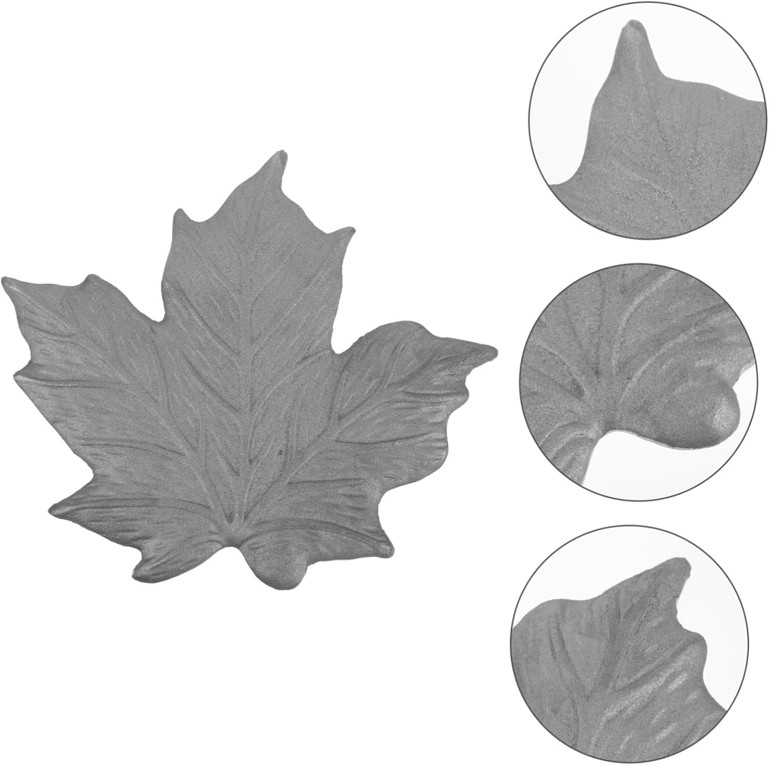 Iron Maple Leaf Stepping Stones Garden Decor Outdoor Pathway Stones Decorative