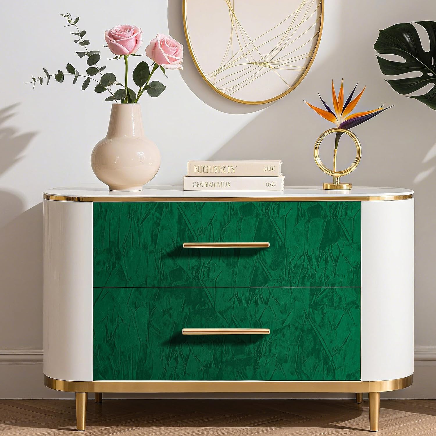 30x317 Large Dark Green Wallpaper Self Adhesive Felt Fabric Wallpaper Stick and Peel Premium Green Velvet Drawer Liner for Jewelry Drawer DIY Crafts Crushed Fabric Contact Paper for Backdrop