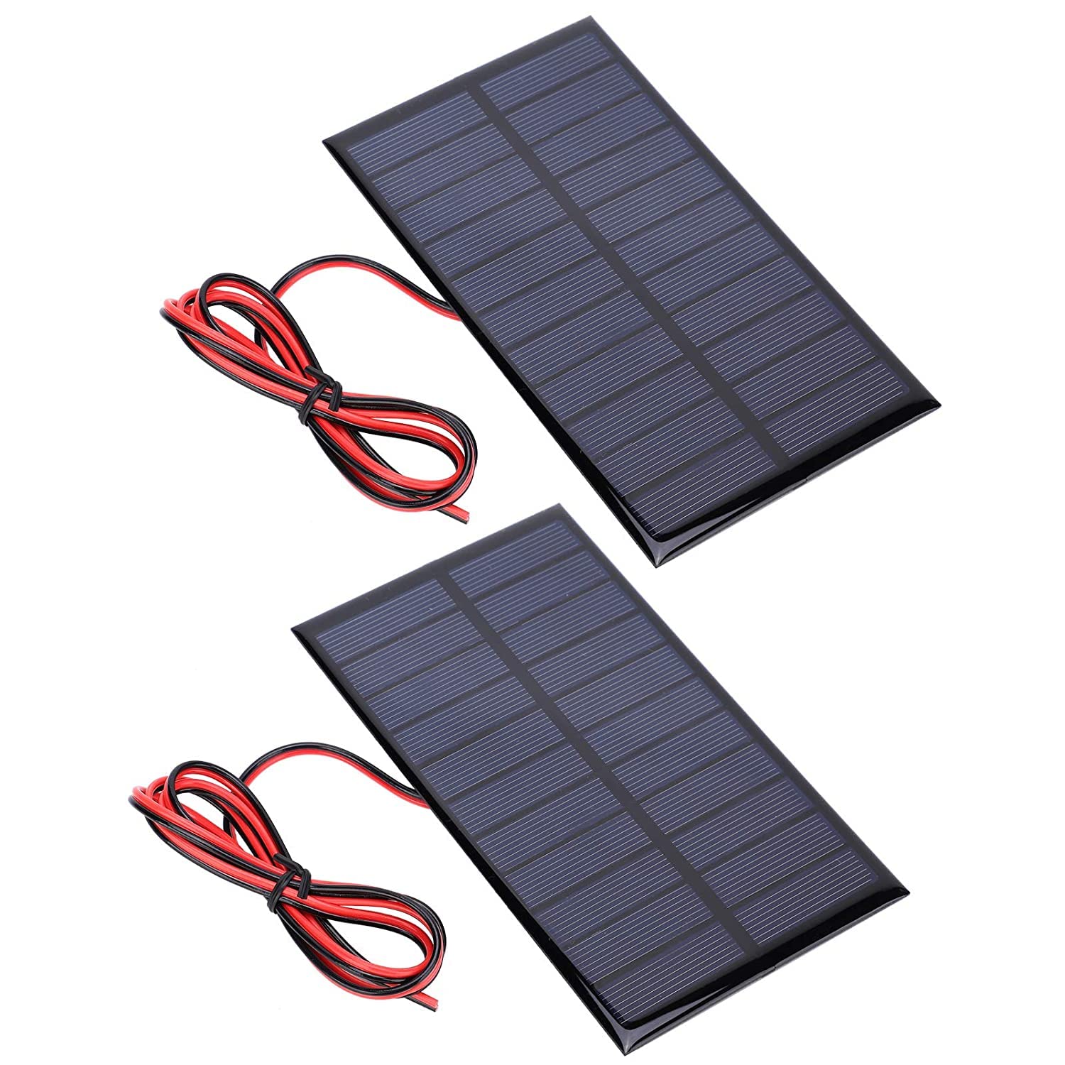 UK Traders Polysilicone Solar Panel with Wire for 3.7V Battery Charger System(Pack of 2)-image-29
