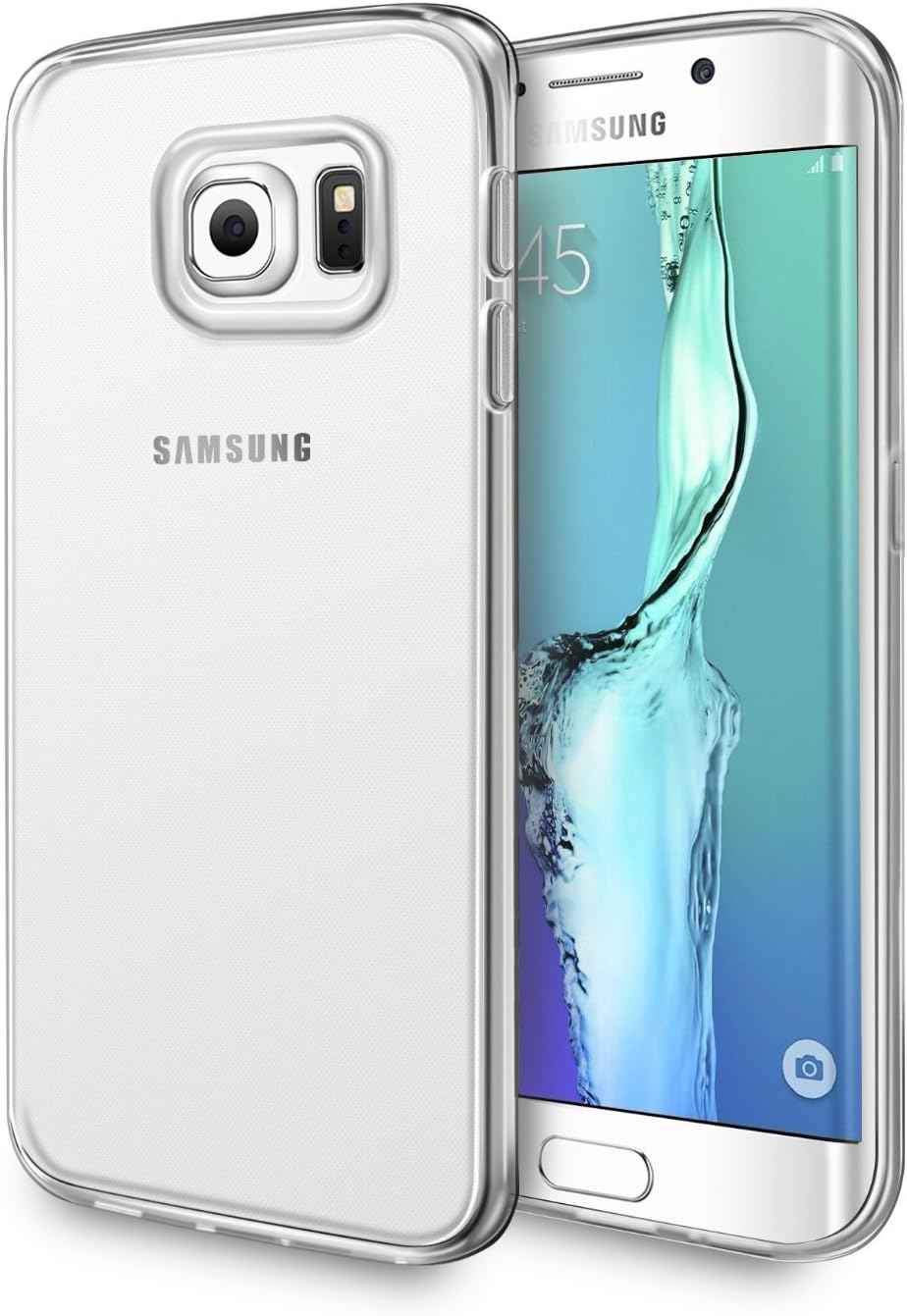 PASONOMI Galaxy S6 Edge Case, [Ultra Slim] Premium TPU Gel Rubber Soft Skin Silicone Protective Case Cover for Samsung Galaxy S6 Edge (Crystal Clear)