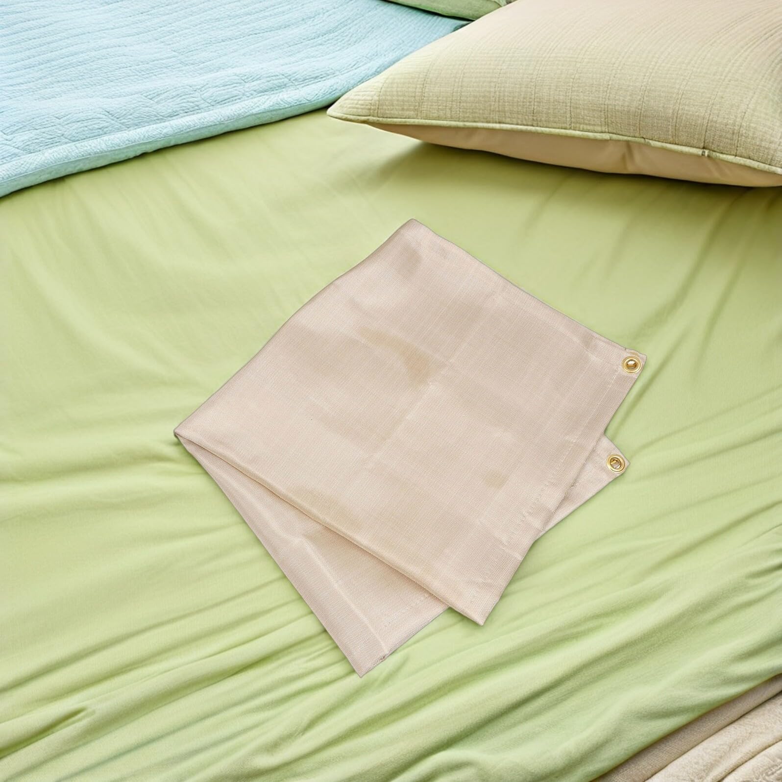 Coperta Antifiamma 80x90 Cm in Fibra di Vetro per Uso Esterno | Resistente al Calore, Riduce la Diffusione delle Fiamme, per Cucina e Campeggio