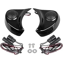 Gloss/Vivid Black Batwing Speaker Pods Tweeter Kits for Harley Street Glide Electra Glide Ultra Limited FLHTK Tri Glide FLHTCUTG 2014-2023
