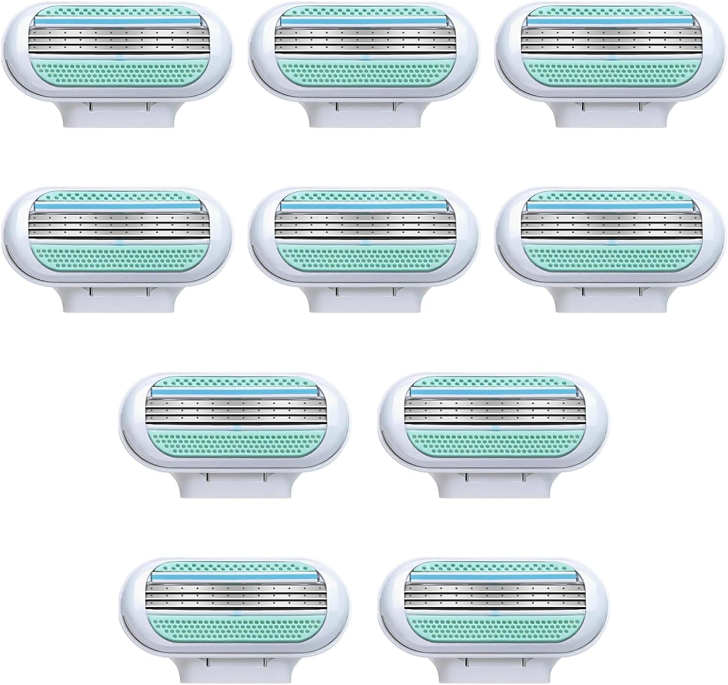 10 Pcs Venus Snap Razor Refill Blades, Travel Refill Blades, Heads ...