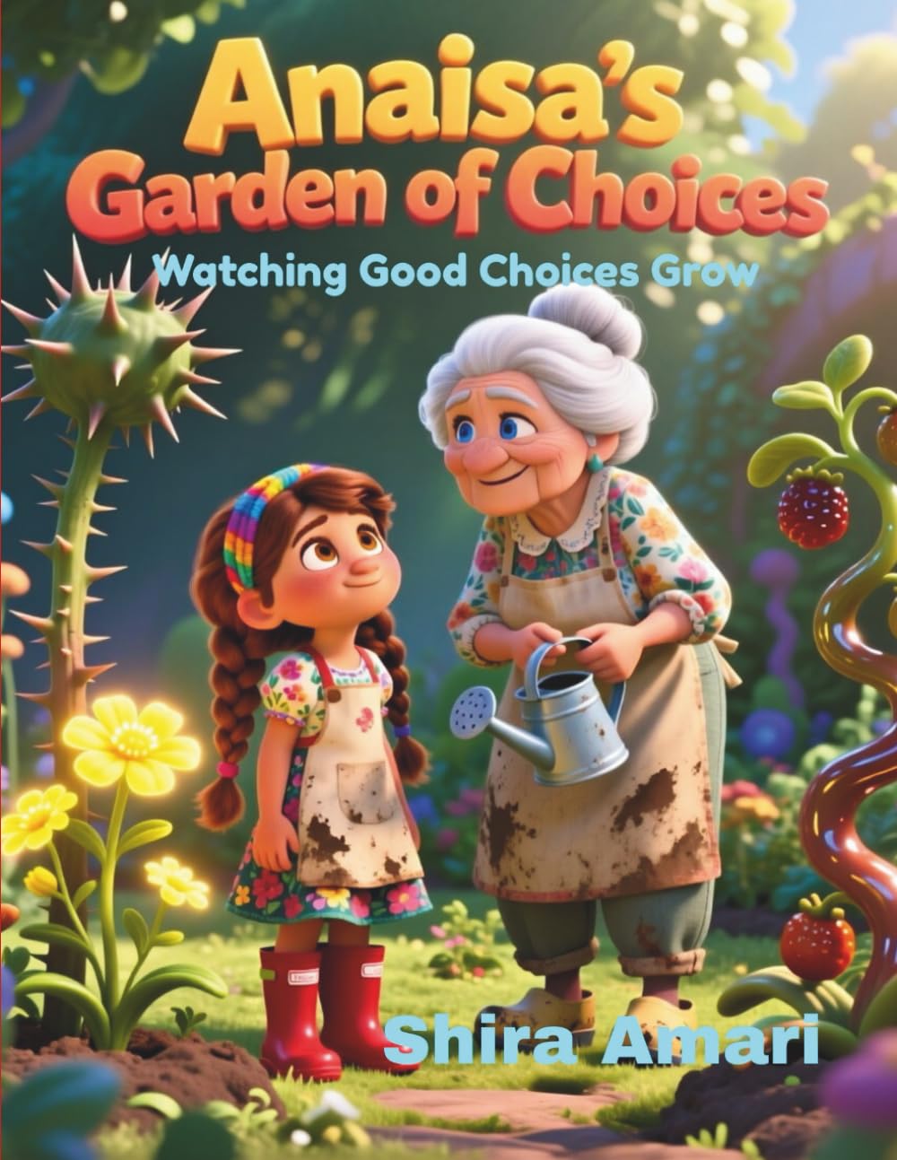 Anaisa’s Garden of Choices: Watching Good Choices Grow, A Moral Story for Children About Growing a Kind Heart, Large Print, Coloring Pages Plus Activities, 81 Pages