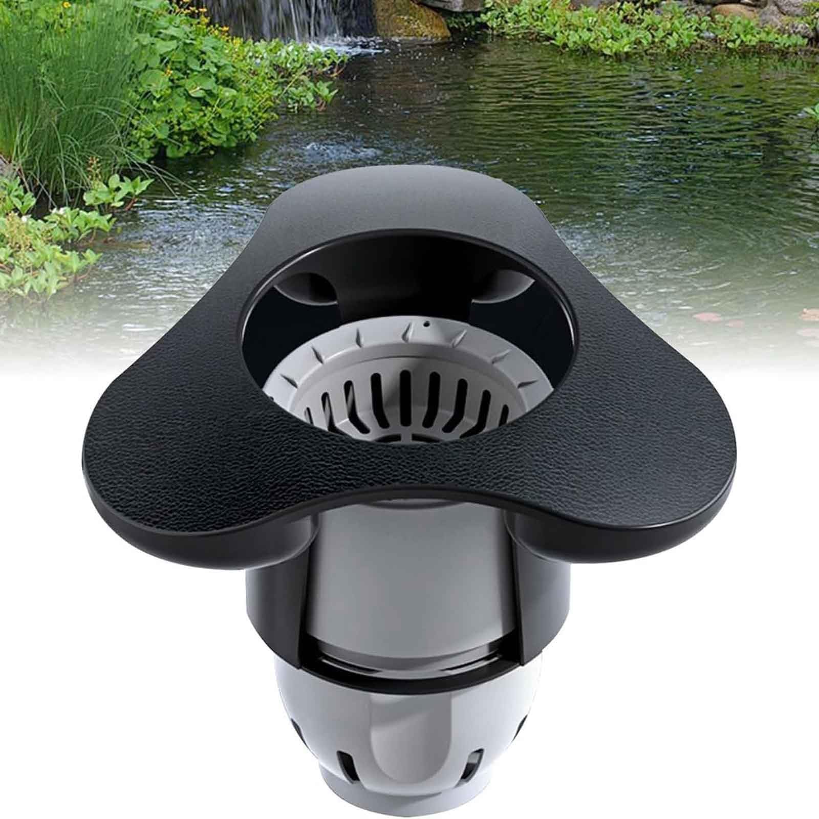 Skimmer galleggiante automatico, collettore di rifiuti di superficie efficiente per stagni, piscine e laghi, capacità 2200L/h