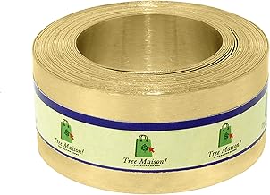 Brass Strip | Width-1 Inch | Thickness - 0.2mm | Length-12 Feet Approx | Zone Balancing |Toilet Correction | Main Entrance | Brass Strip for Vastu | Pack of 1