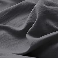 Vista 9 de Bedsure Funda de edredón de tamaño King suave y prelavada, gris oscuro, 3 piezas, 1 funda de edredón de 104 x 90 pulgadas con cremallera y 2 fundas