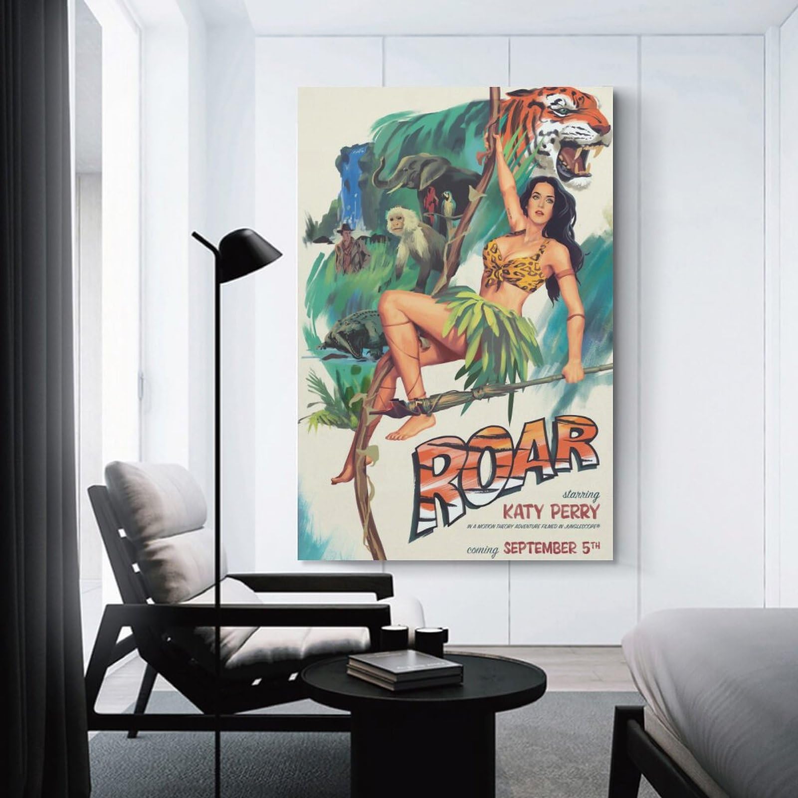 Amazon.co.jp: BATTTX Katy Perry Roar キャンバスポスター 壁装飾