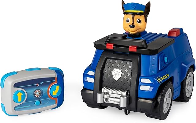 Psi Patrol, Policyjny pojazd Chase dwukierunkowo sterowany z pilotem, Dla dzieci w wieku od 3 lat