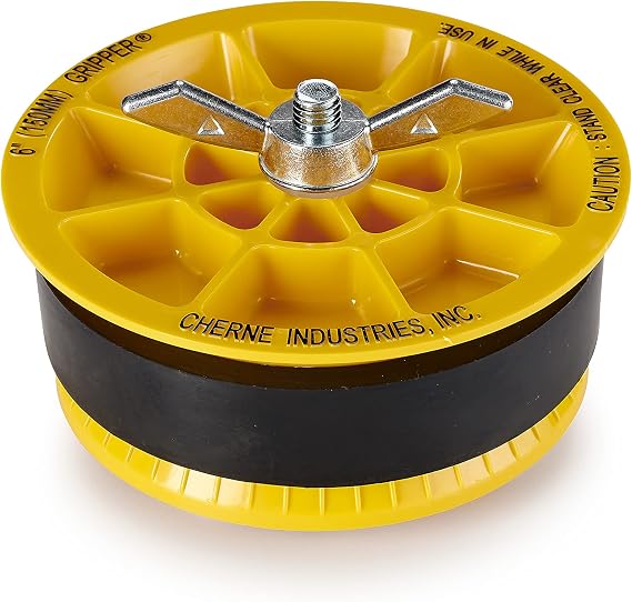 Oatey 270261 Cherne Gripper 6-inch End of Pipe Plug