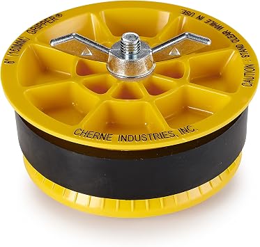 Oatey 270261 Cherne Gripper 6-inch End of Pipe Plug
