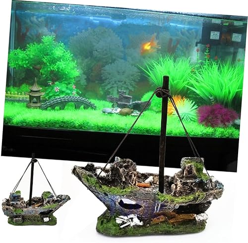 Miniatura 2 de POPETPOP Betta pecera pecera paisajismo decoración en maceta decoraciones de tanque acuario hundido pecera accesorios accesorios acuario adornos