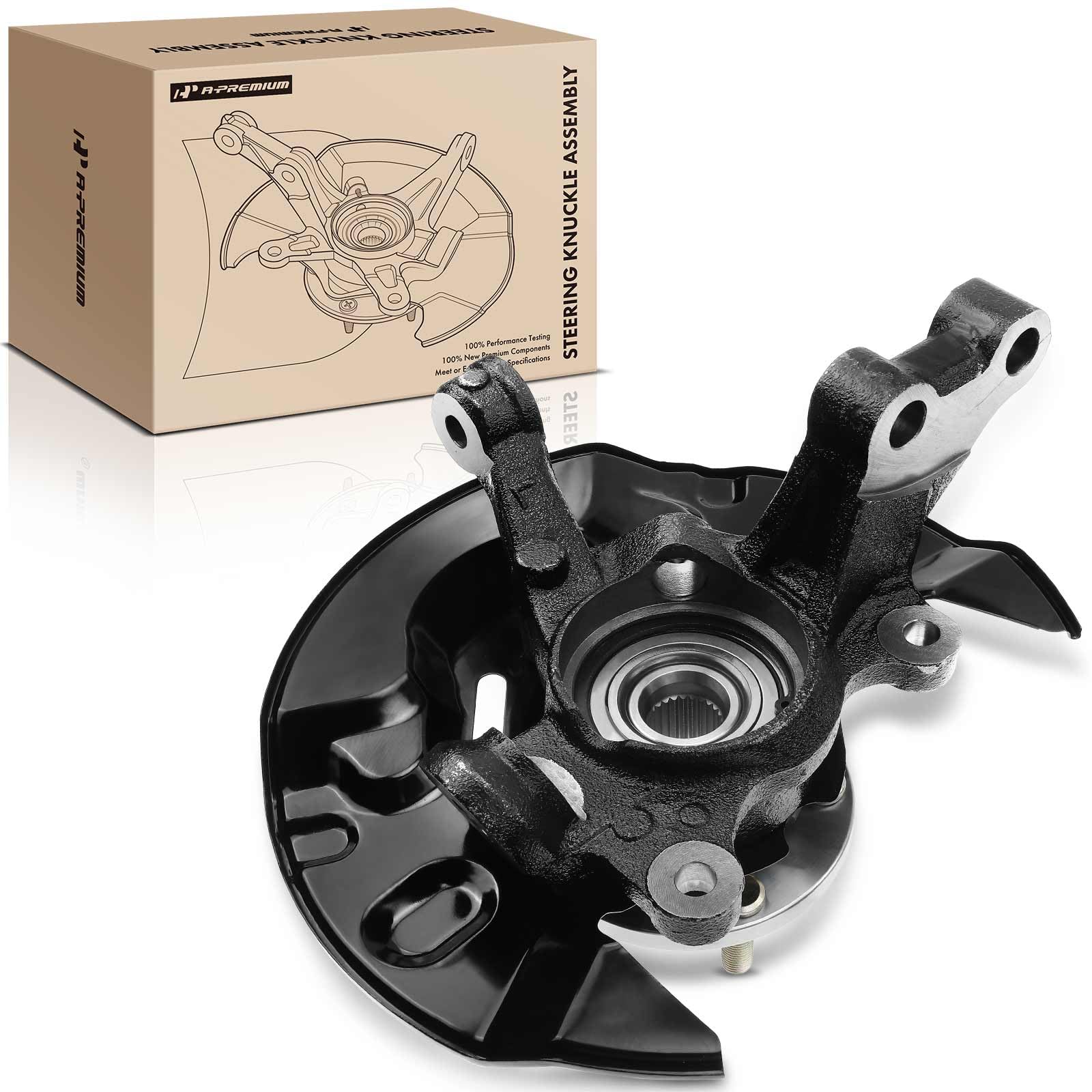 A-Premium Front Steering Knuckle & Wheel Bearing Hub Assembly Compatible with To