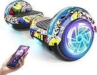 Vista 14 de SISIGAD Scooters for Kids Ages 7-12, with Built-in Bluetooth Speaker and 6.5" Colorful Lights Wheels, Safety Certified Self Balancing Scooter