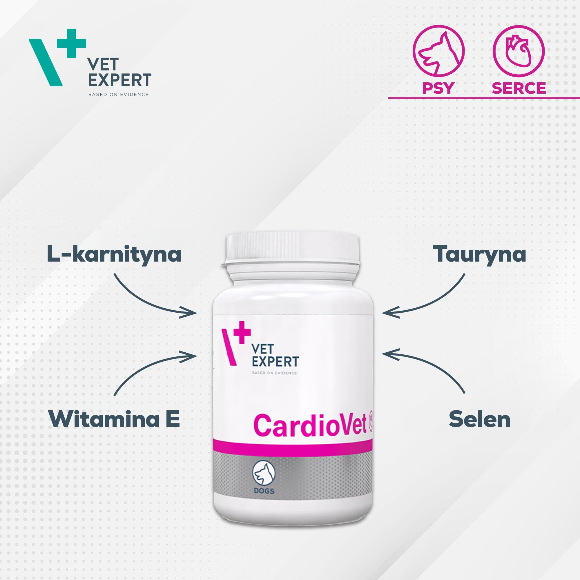 VetExpert CardioVet | 90 Compresse | Integratore Dietetico per Cani | Per Insufficienza Miocardica da Cardiomiopatia Dilatativa & Insufficienza della Valvola Mitrale