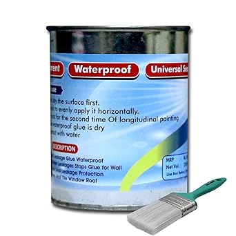 ARV Waterproof Anti-Leakage Agent Transparent Crack Sealant for Tiles Roof Floor Window Crack 1 Litter