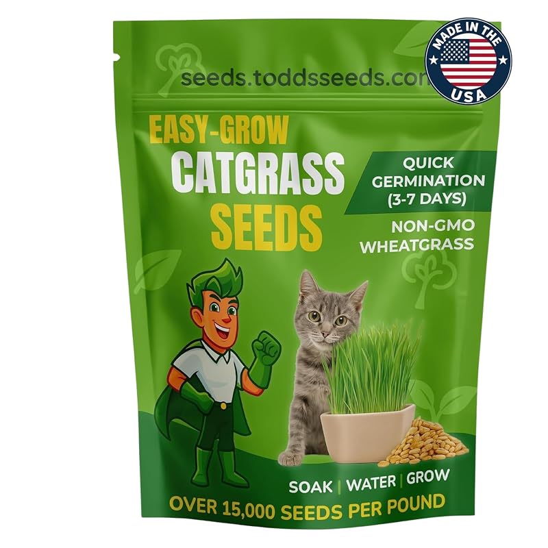 Grama de Gato com Sementes de Trigo para Cultivo Interno Todd's Seeds, 227 g