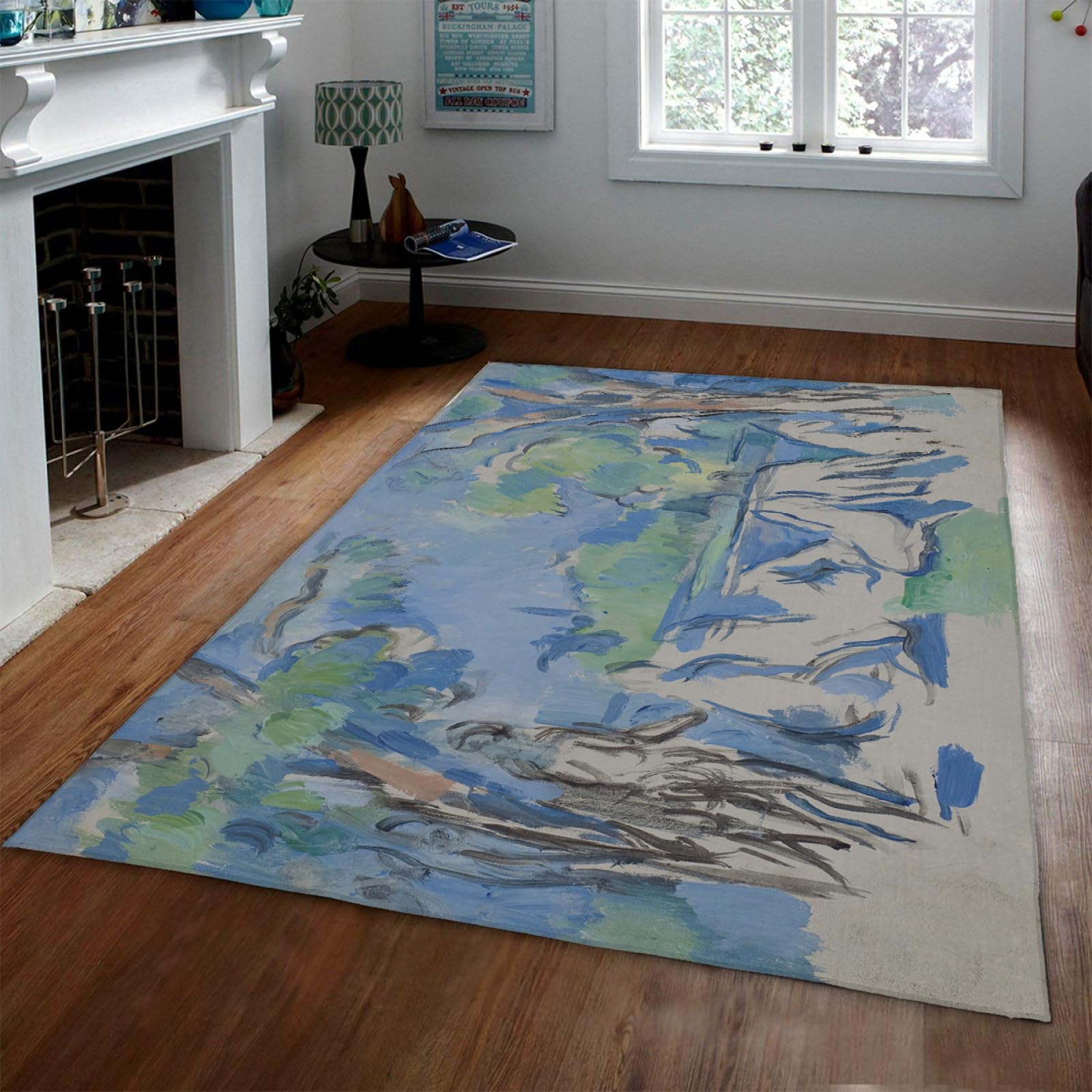 Tapis d'entrée Paul Cezanne lavable pour sublimer la cuisine et salon