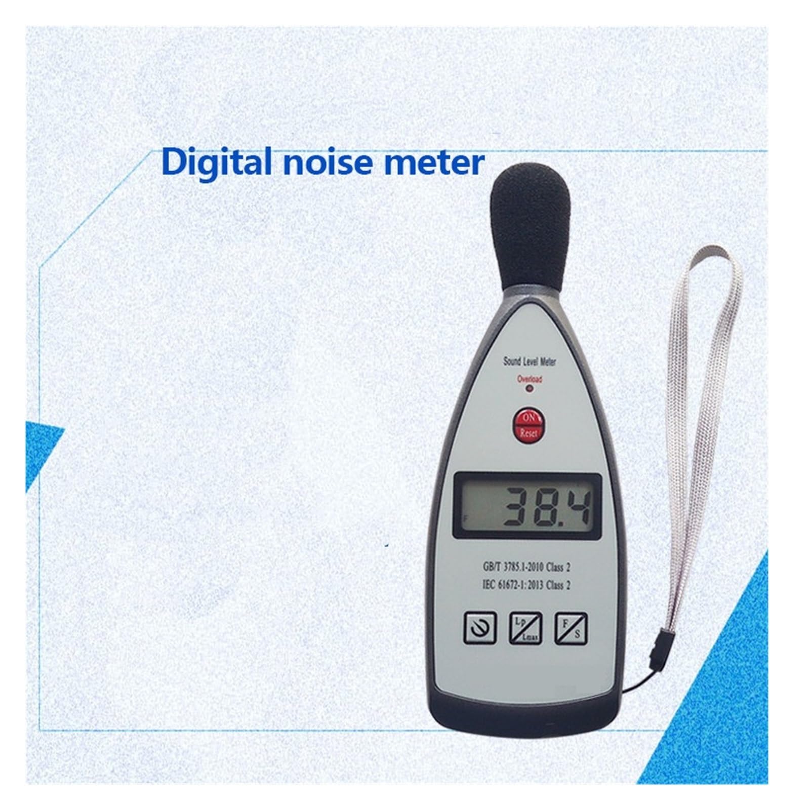 Fonometro Digitale Classe 2 Range Misura Del Rumore Ambientale A Lungo Termine Dosimetro Precisione Estremamente Elevata(AWA5636-0)