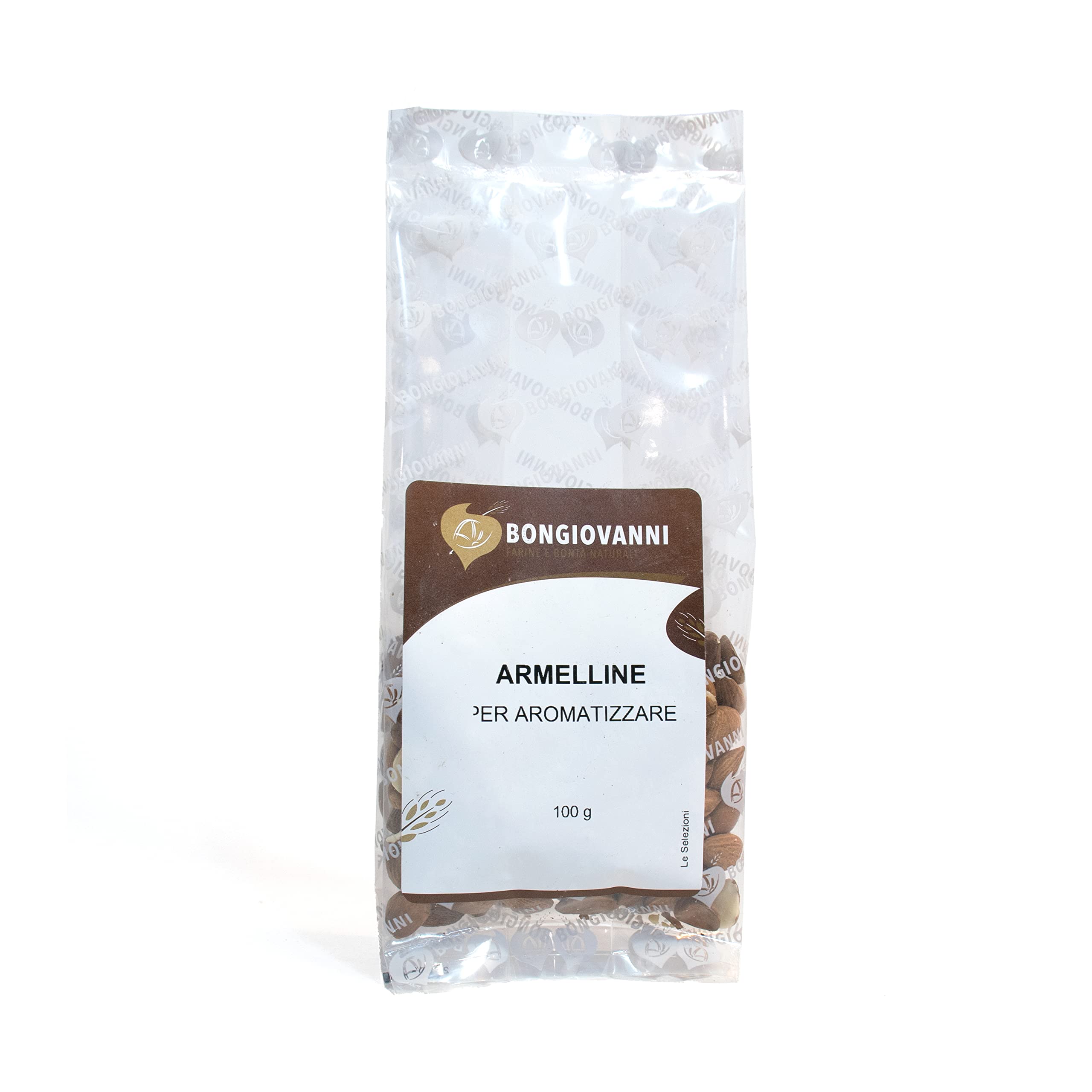 Bongiovanni farine e bonta' naturali armelline (per aromatizzare) mandorle di albicocca amare 100 g
