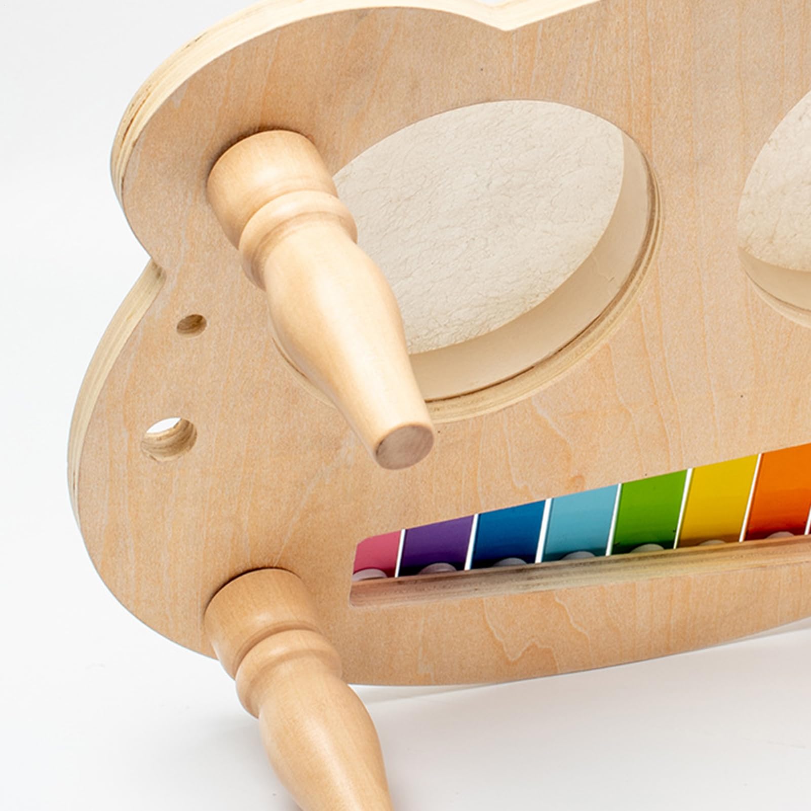 Set Di Batteria Per Bambini Giocattoli Musicali Di Percussione In Legno | Tamburi Per L'Infanzia Per Ragazzi E Ragazze, Per Compleanno E Natale, Per Pratica E , E Come Tavolo