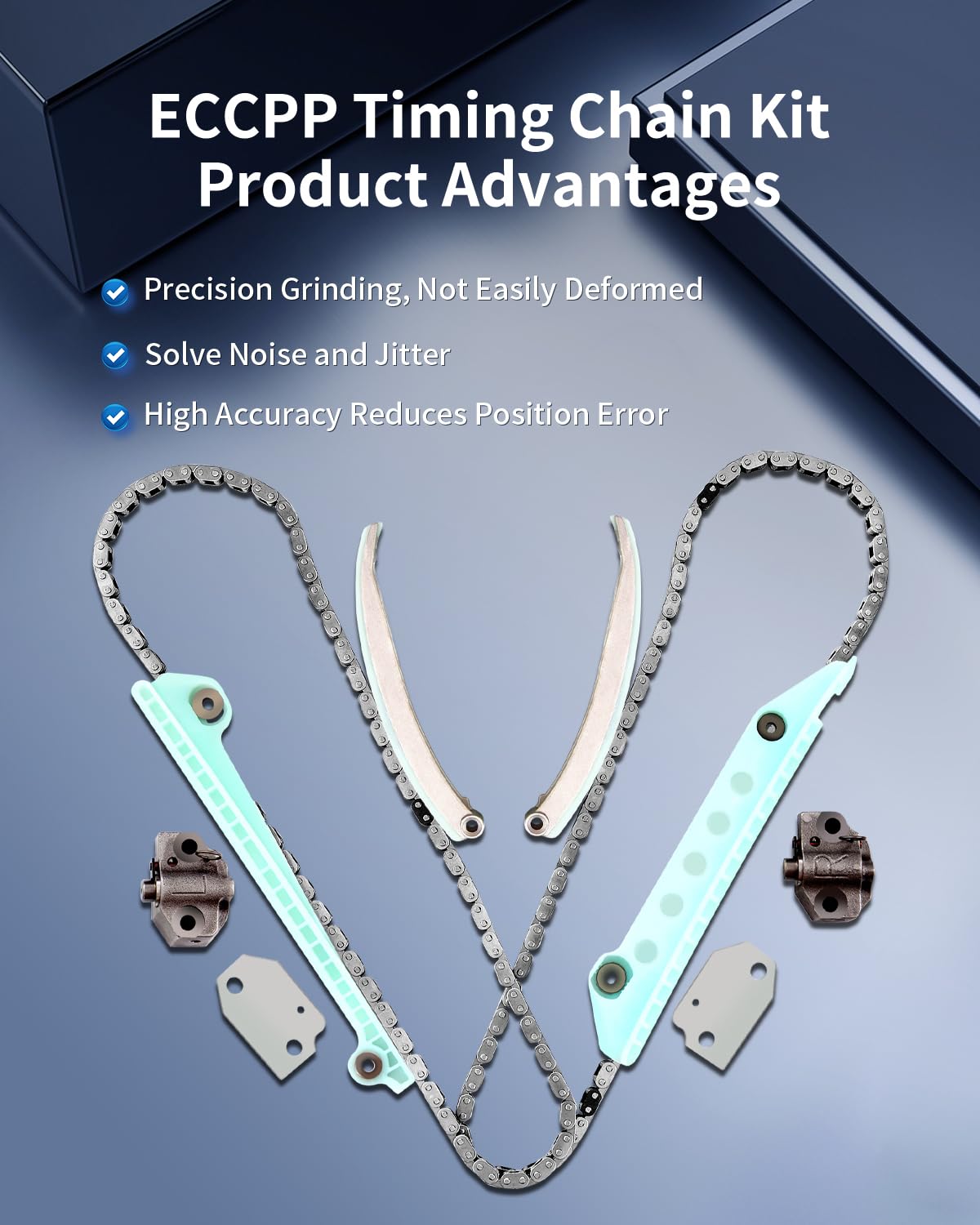 Timing Chain Kit Water Oil Pump Fit 97-02 Ford E150 F150 Explorer - Foto 4