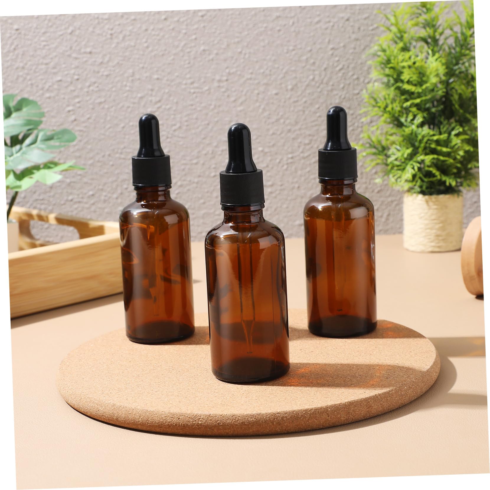 12stücke Braunglasflasche mit Tropfflasche für Öl Praktische Sprühflasche für Ätherische Öle als Kleines Fläschchen für Parfümflakons und Reise-sets