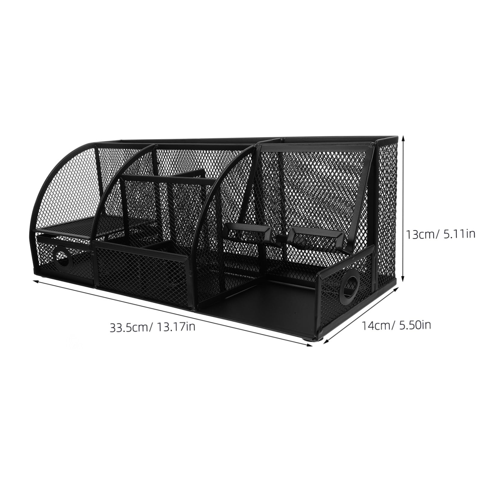 NUOBESTY Porte-stylo de Bureau Organisateur de Papeterie Boîte de Rangement pour Fournitures Conteneur de Rangement de Table Compact