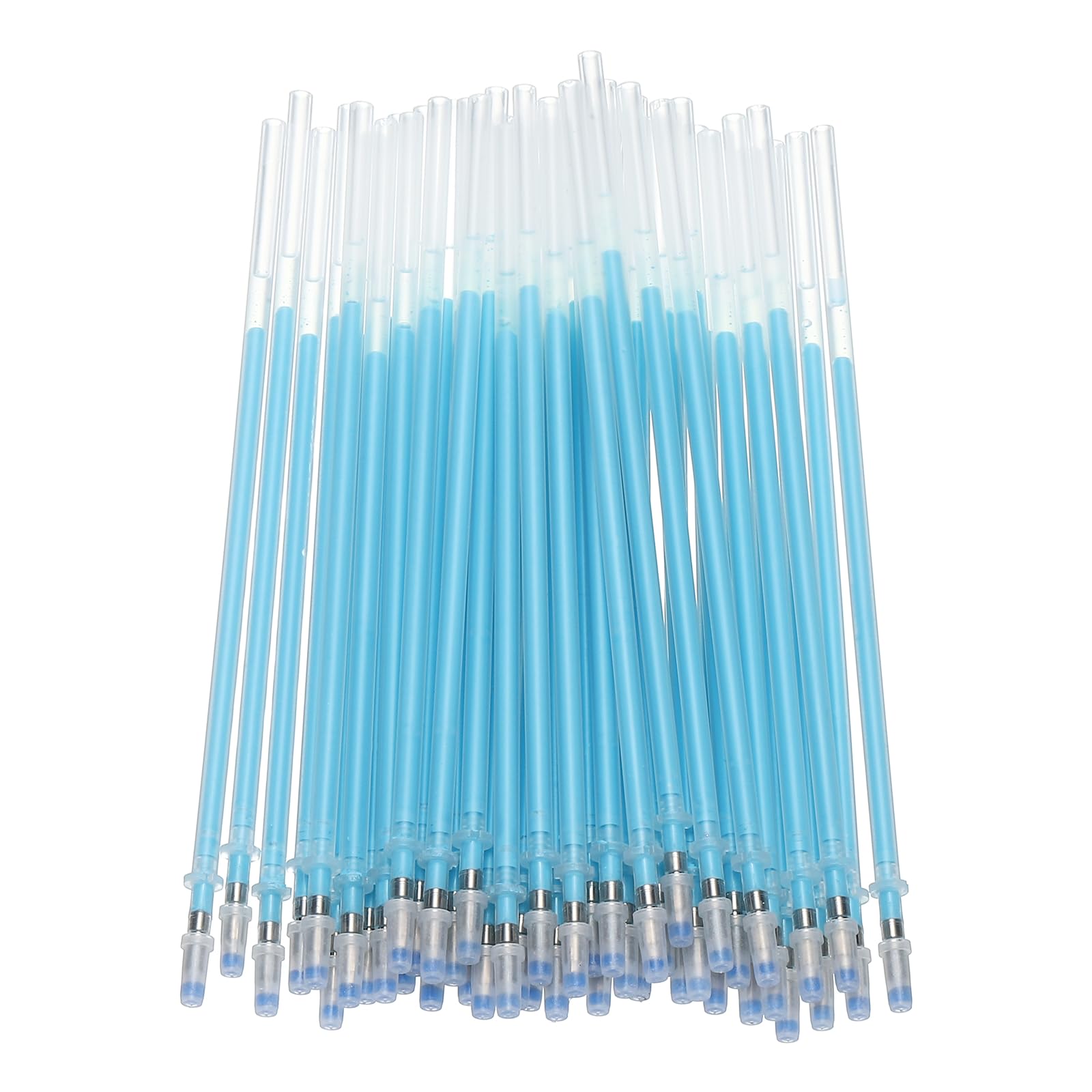 PATIKIL 0.8mm Gel Pens Refills, 48 Pack Sparkle Metallic Ink Bold Point for Adults Coloring Books Scrapbooking Art Drawing Journaling, Blue