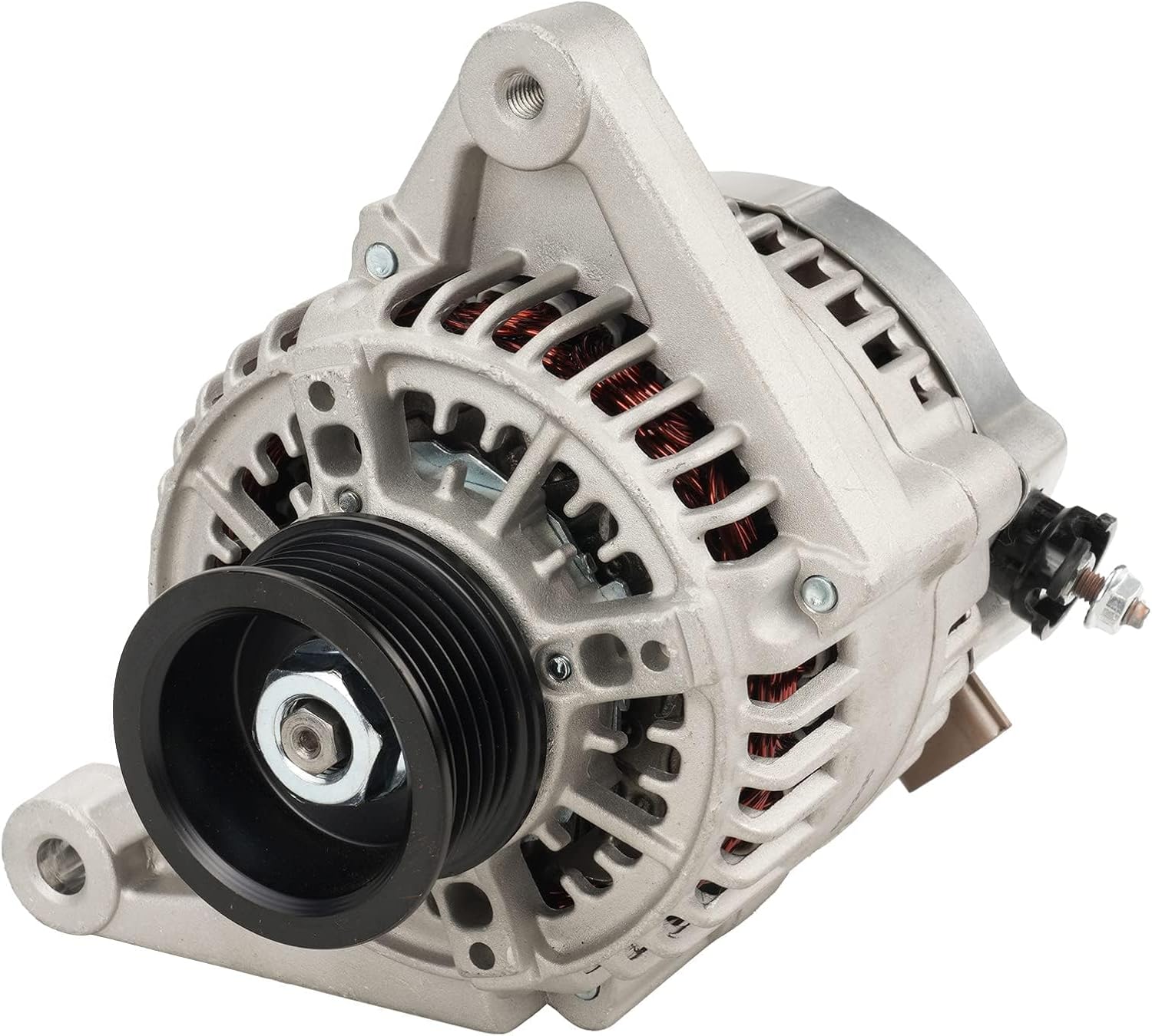 13878 Alternator Generators for Toyota 2003-2008 Corolla, Matrix Base/XR, for Pontiac Vibe 2000-2005 Celica GT, MR2 Spyder 80 Amp OE Replace # AND0261, 334-1413, 400-52056, 13878 OE Part