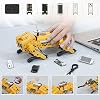Robot Dog for Python Graphical Programming, AI Smart Robot Dog Kit with 8 Servo Drives, PC App Control Mech Dog Quad Robot Adult Robot
