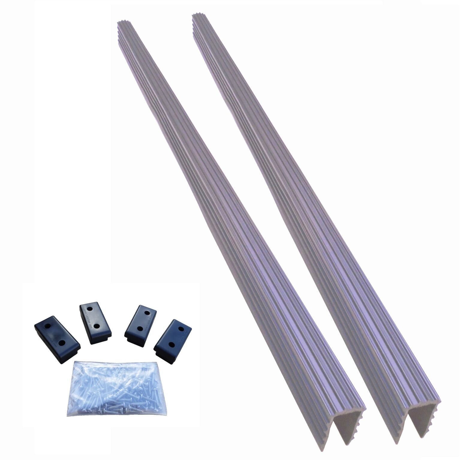 Gatorbak Synthetic Bunk Cover for 2x6 and 2X4 Edge, Long Side - Gray - 3.125