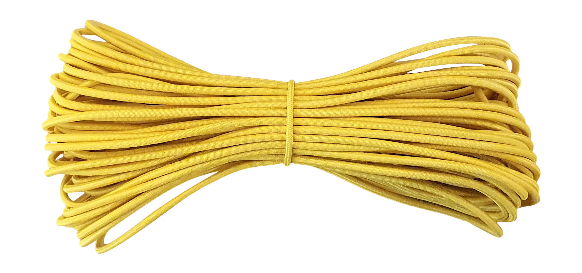 Round Elastic Cord - 2 mm Diameter - Yellow - 100 metres โ image 1