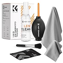 K&amp;F CONCEPT 6-in-1 Laptop Computer Keyboard Cleaner - Screen Cleaning Kit All-in-One with Gel &amp; Spray Solution for MacBook and Other Computers