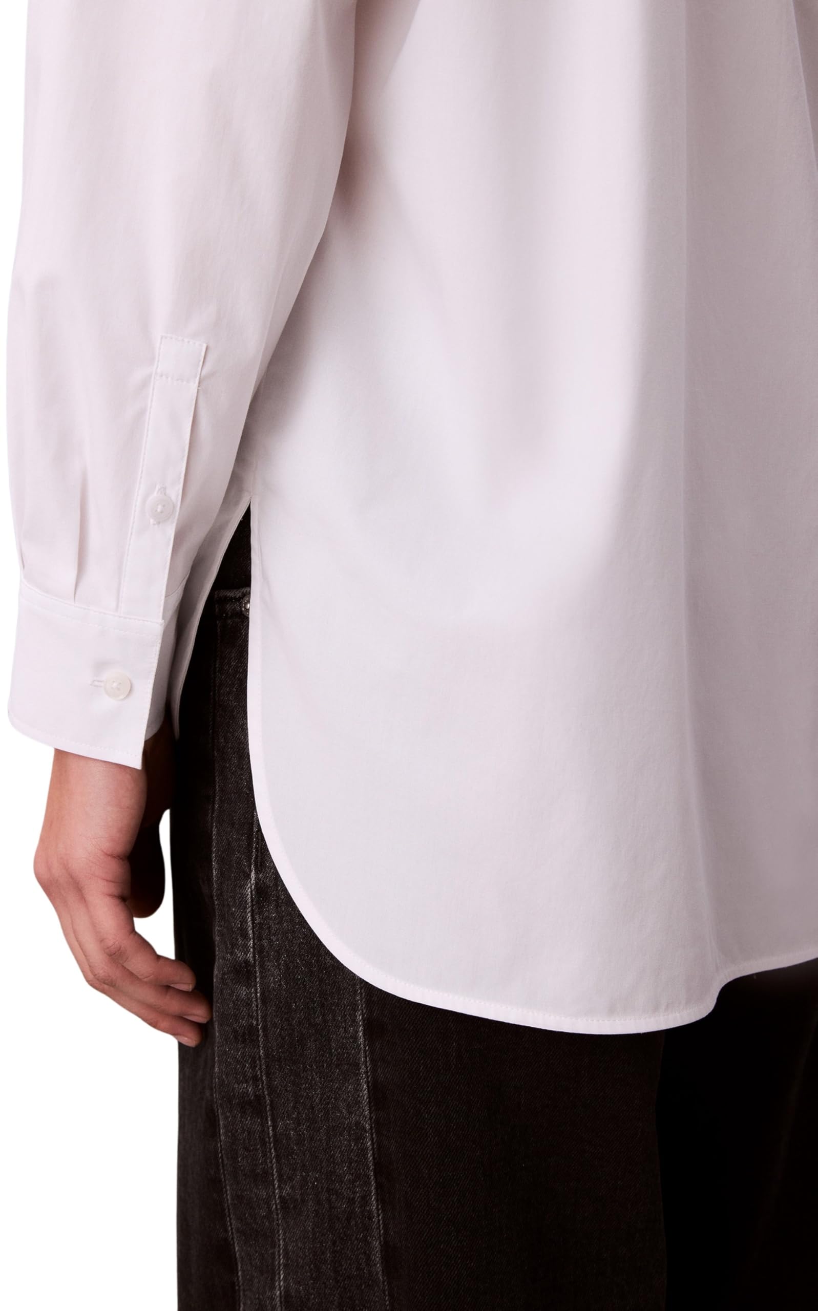 Calvin Klein Camisa Mujer Poplin Relaxed Oversized