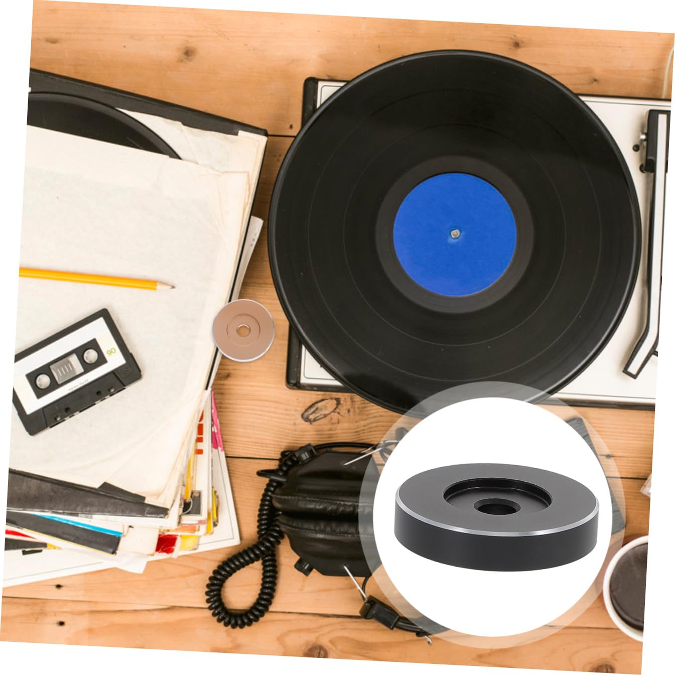 BESTonZON 4 Pezzi Adattatore Convertitore 45 Colonna Sonora Adattatore Per Disco In Vinile Di Ricambio Adattatore Per Mandrino 45 Giri Adattatore Per Disco Per Album Adattatore Per