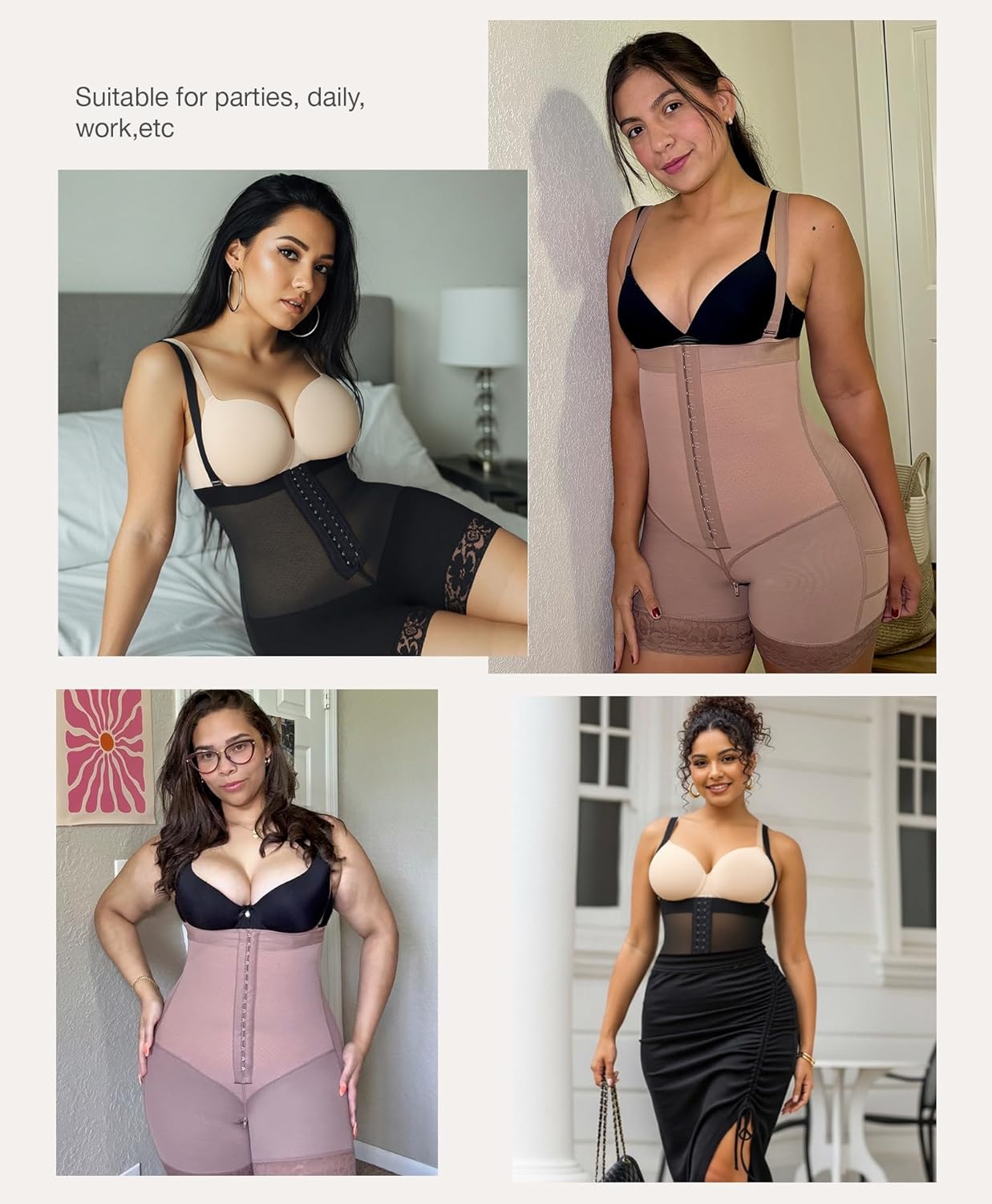 Lover-Beauty Fajas Colombianas Shapewear for Women Strapless Body Shaper Tummy Control Postpartum Faja Shorts Butt Lifter - Image 7