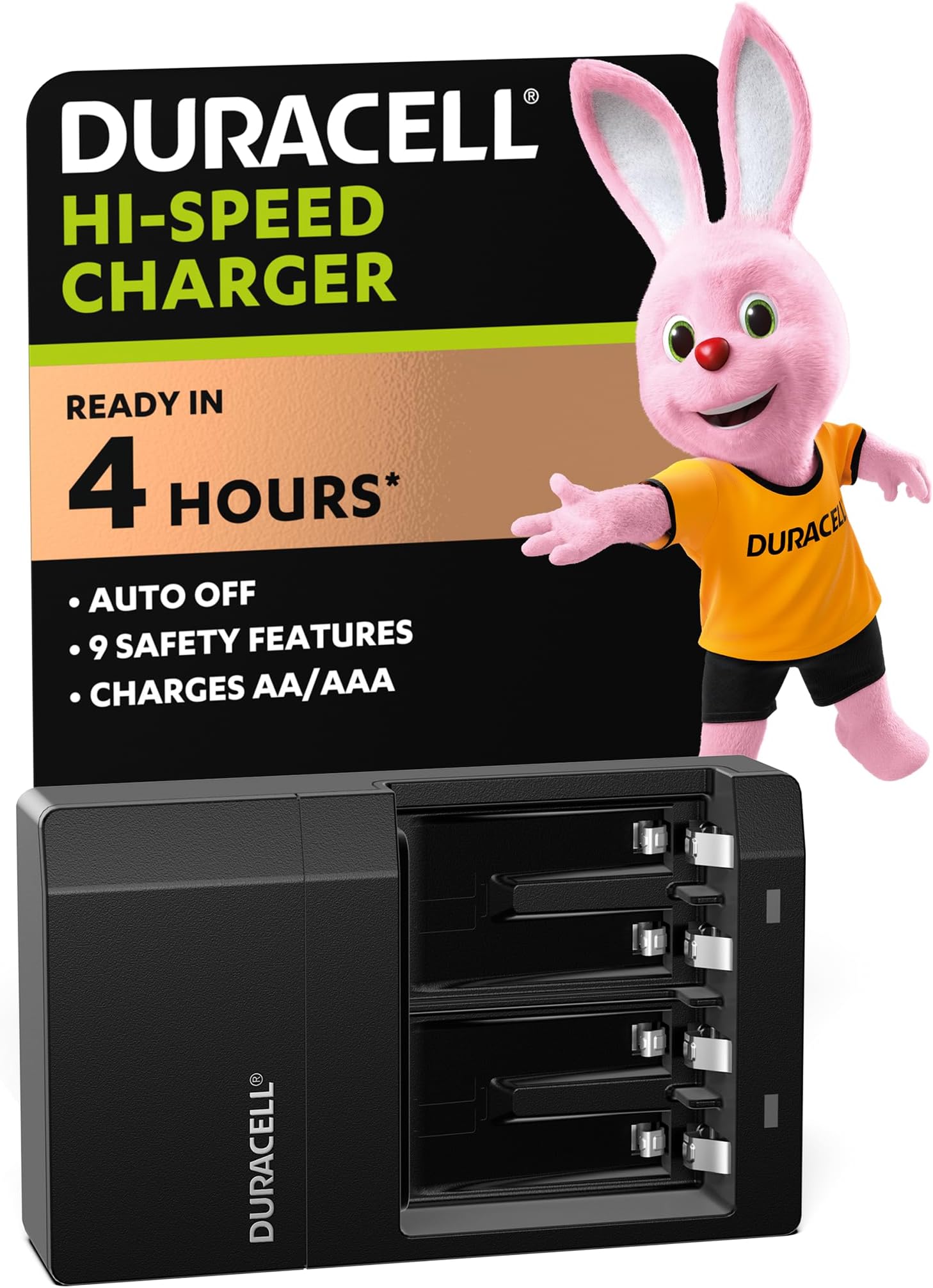Duracell , 4 hour battery charger