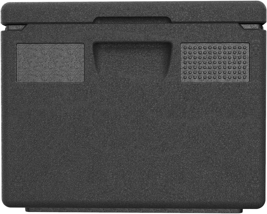 Easy Thermobox, quadratisch 35x35cm – Isolierbox für Pizza & Kuchen – Ultraleicht, stapelbar, stoßfest – Spülmaschinenfest & HACCP-konform – 21L, 32L, 40L